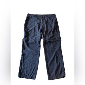 Mountain Hardware Men’s Convertible Straight Leg Blue Hiking Pants 38x30